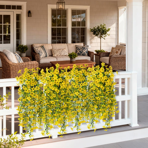 INQCMY UV-resistant flowers stay vibrant in sun and humidity.