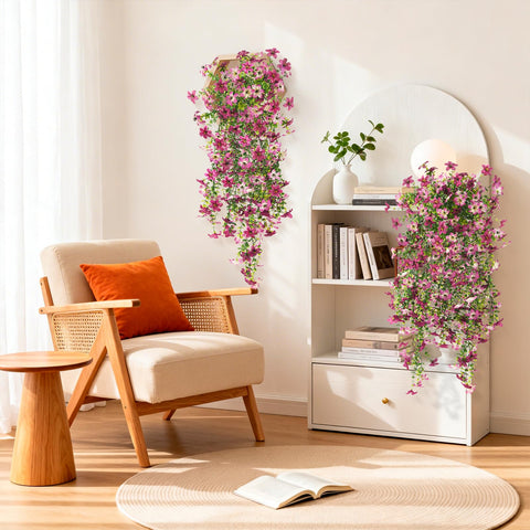 INQCMY UV-resistant outdoor flowers maintain color in sun.