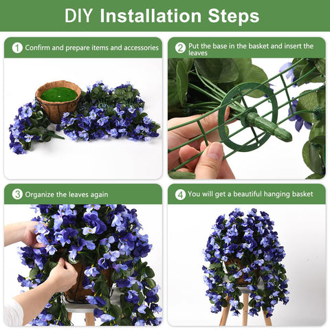 INQCMY weather-ready blooms brighten porches with minimal upkeep.