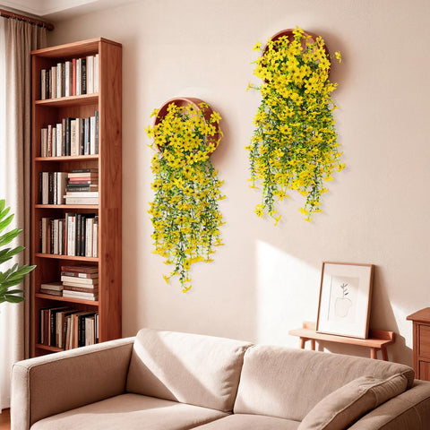 INQCMY wire-plastic branches deliver durable, reusable garden accents.