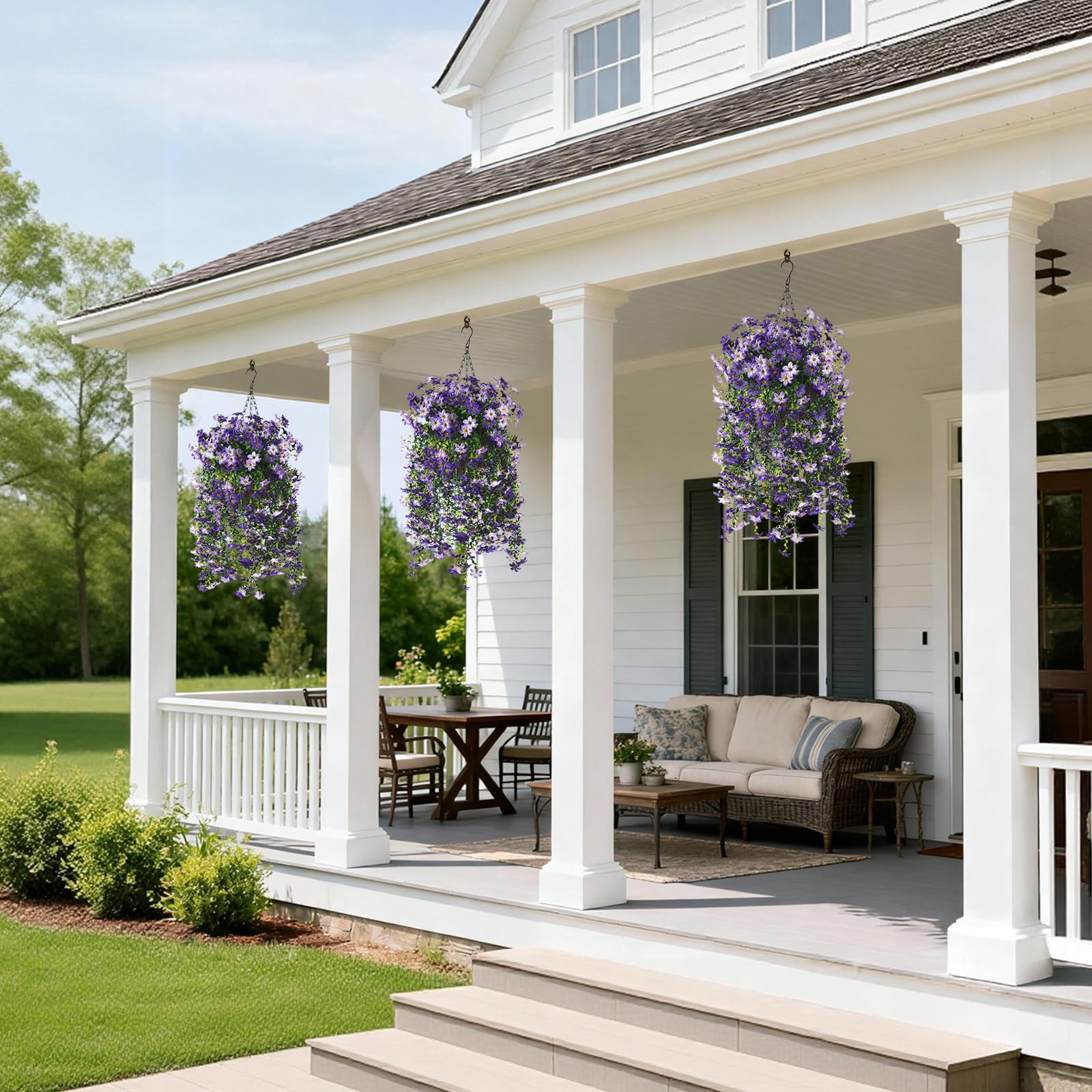 INQCMY yard flower 2-pack perfect for planters and garden borders.