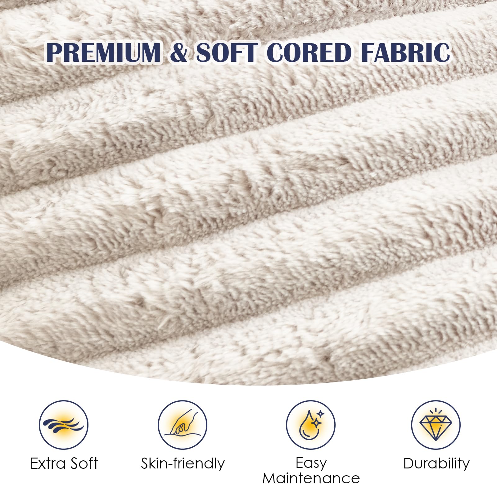 INSPIRE CRAFTER pouf memory foam fill detail for cushioned comfort