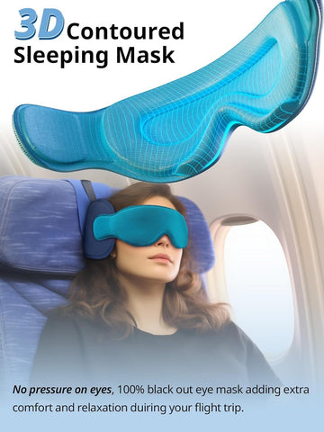 Inspireyes airplane pillow outer material is durable for frequent use
