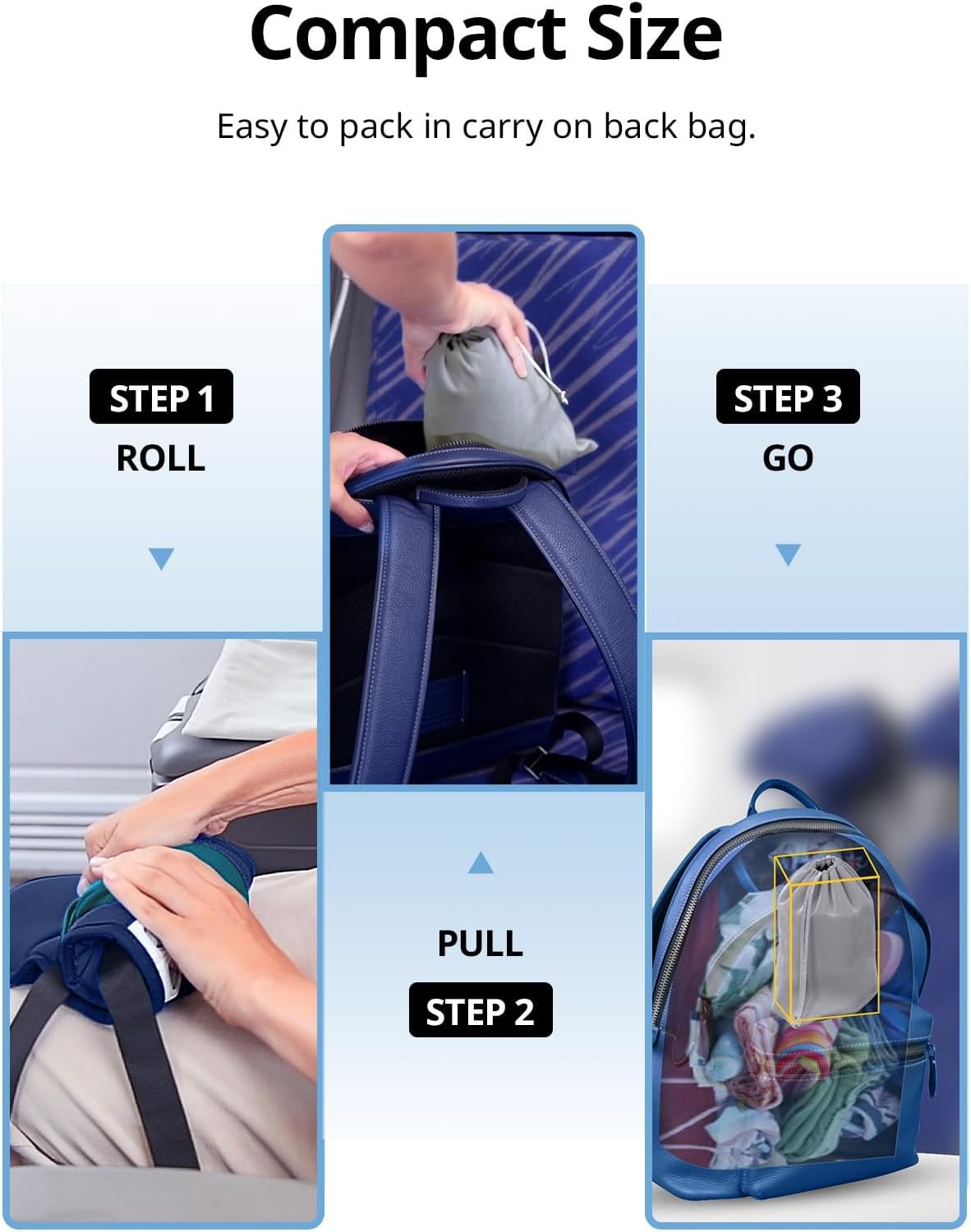 Inspireyes compact folding design fits easily in bags