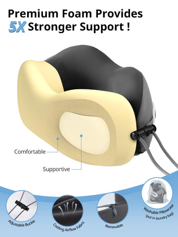 Inspireyes pillow uses ice silk fabric to stay soft and breathable.