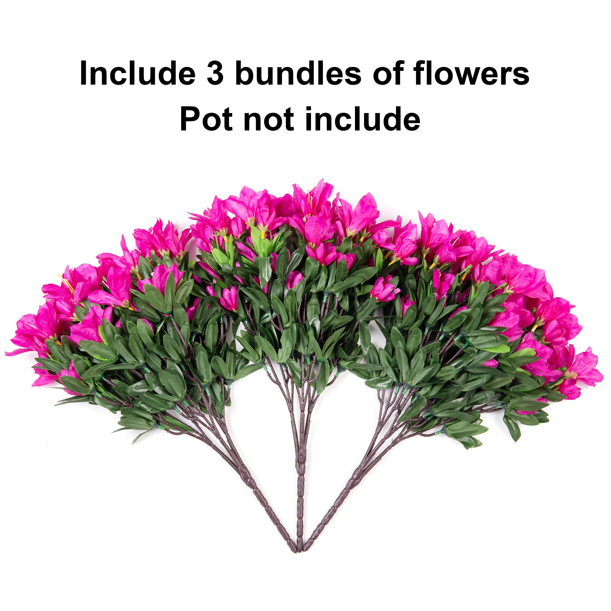 INSPRING azalea planters display showcases easy styling and year-round color.