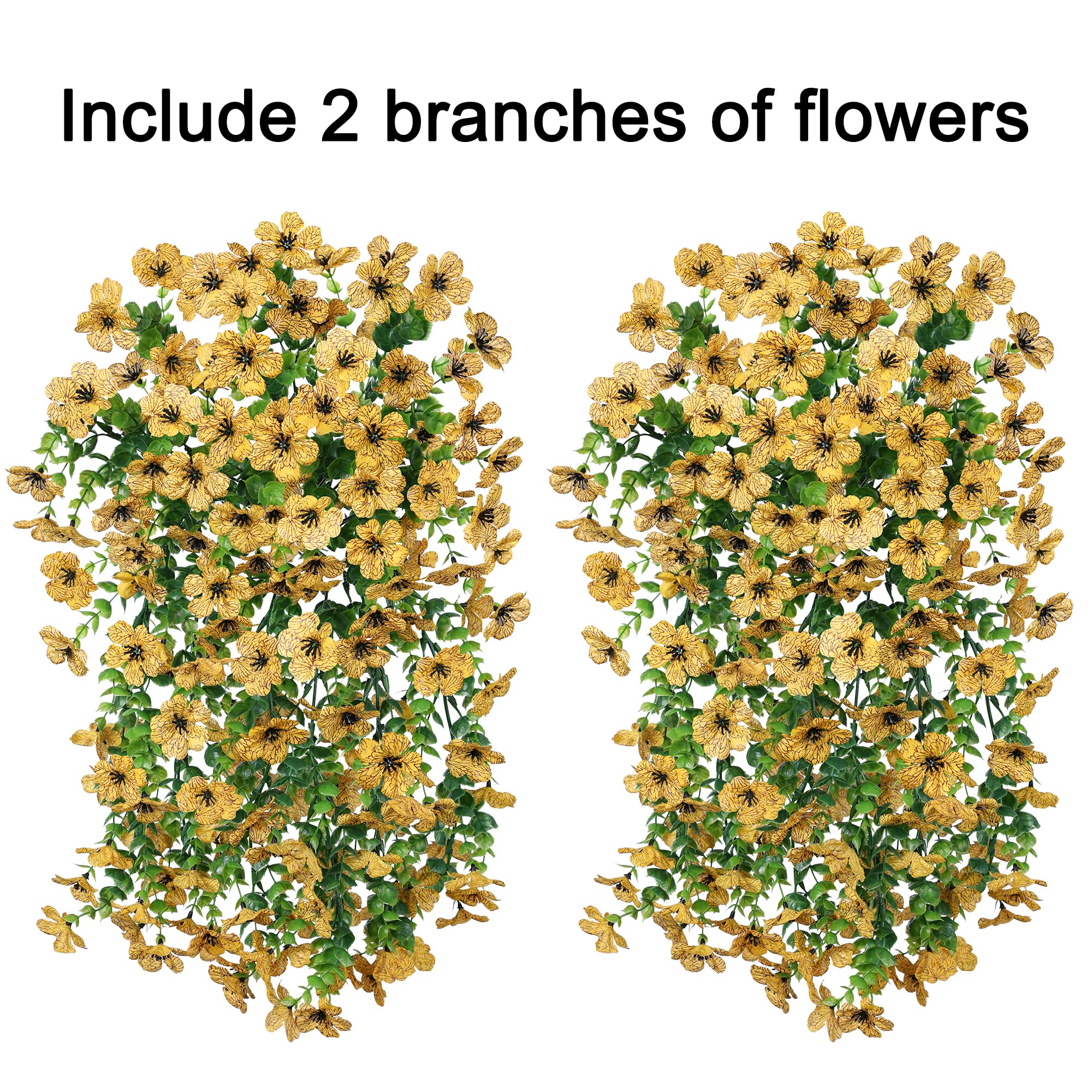INSPRING trailing vines close-up highlighting UV-resistant fabric and color