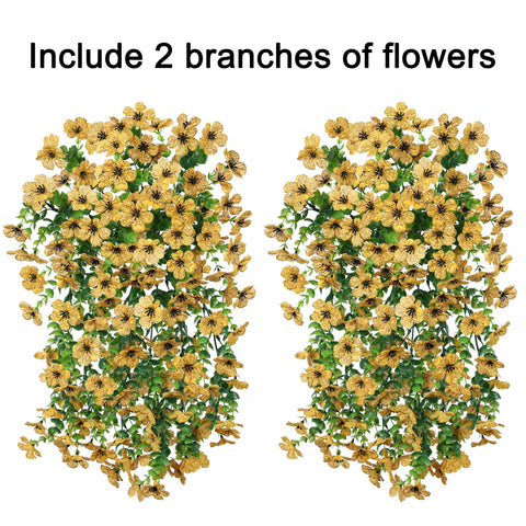 INSPRING trailing vines close-up highlighting UV-resistant fabric and color