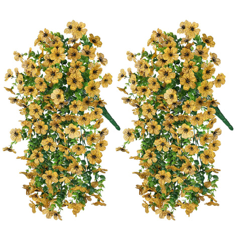 INSPRING weatherproof daisies stay vibrant through rain and sun