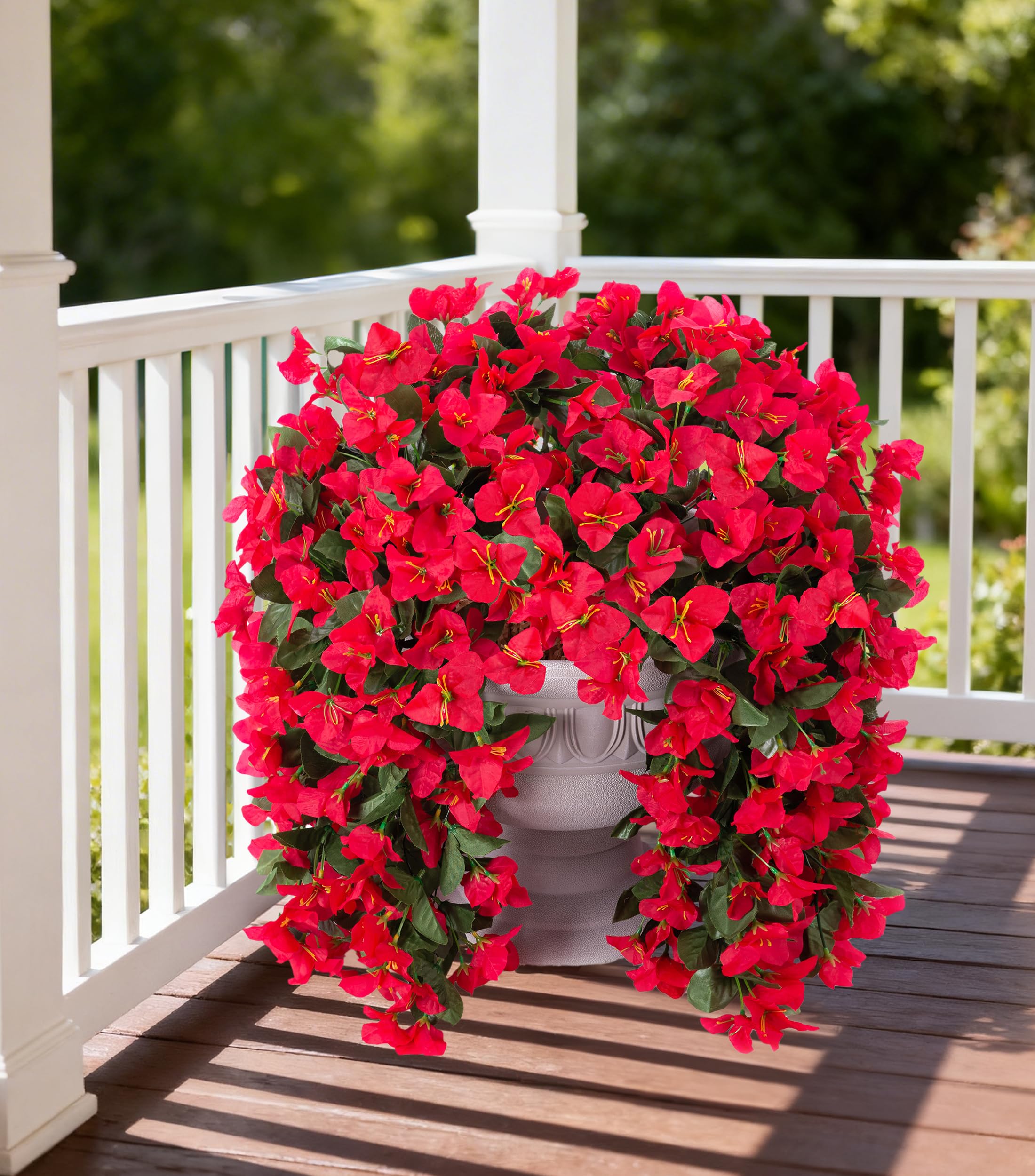 INSPRING bougainvillea trailing vine decorative strands for porch railing