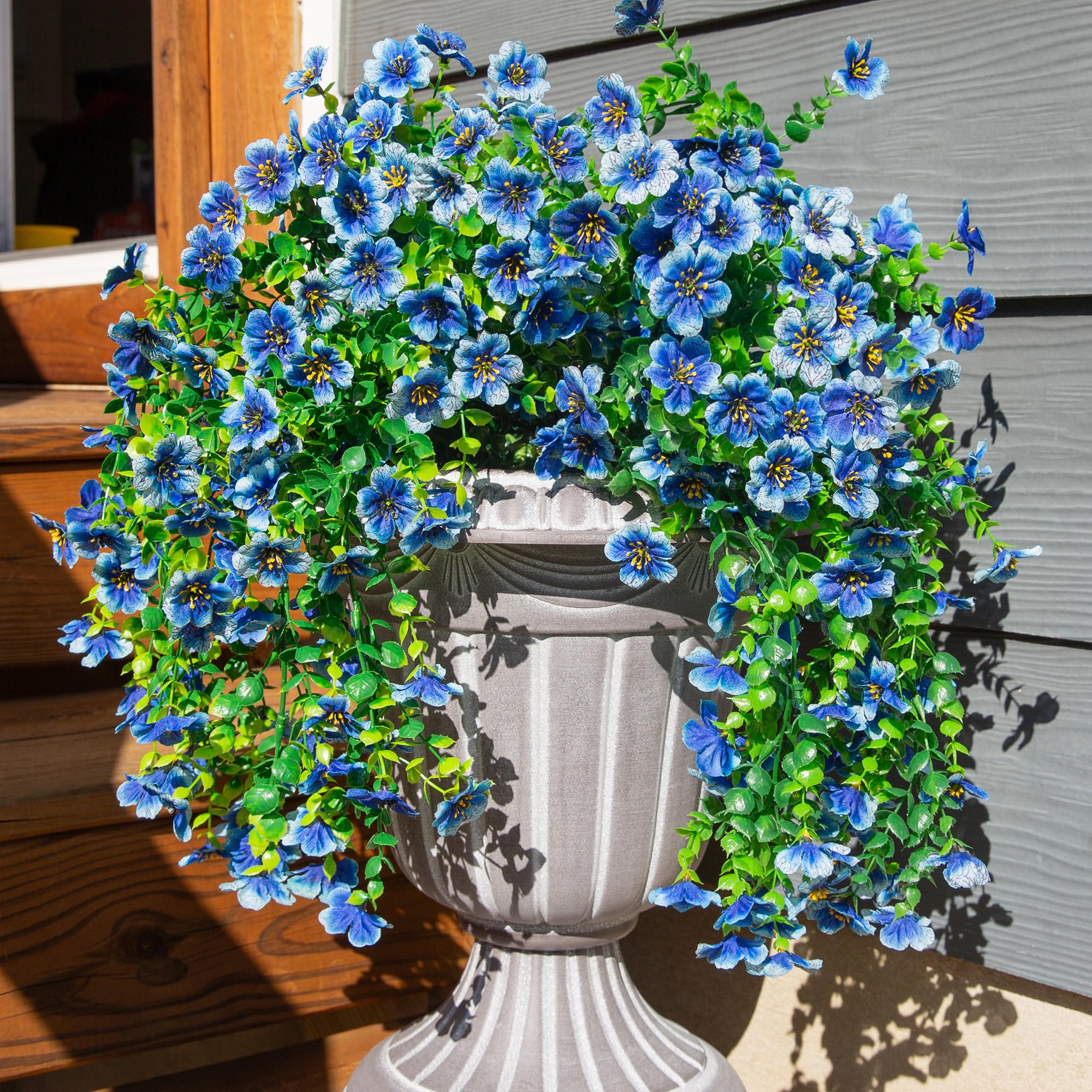 INSPRING faux hanging plants ideal for balcony fall decor