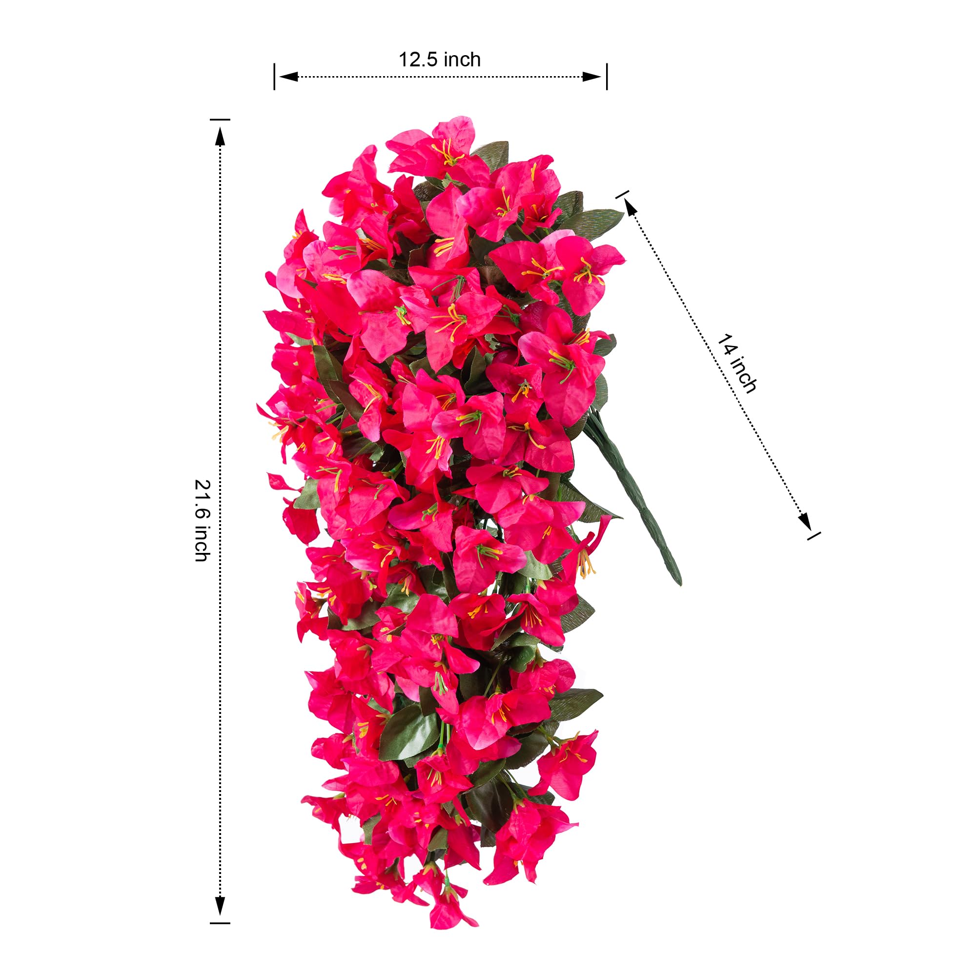 INSPRING low-maintenance artificial bougainvillea flowers for planters