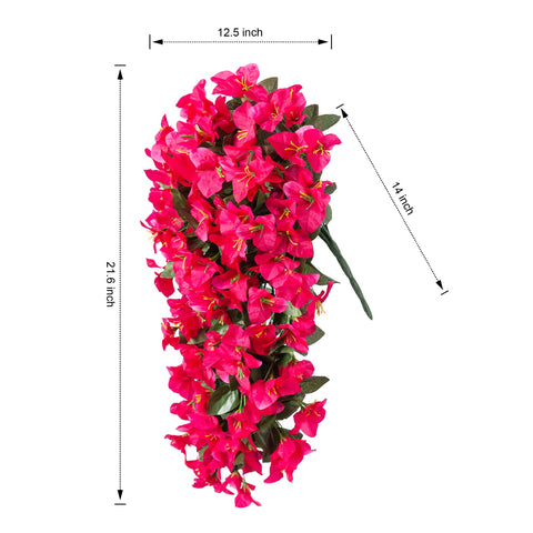 INSPRING low-maintenance artificial bougainvillea flowers for planters