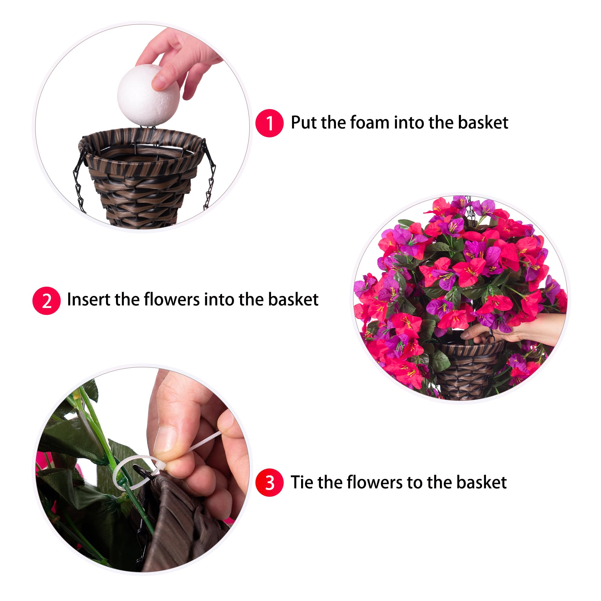INSPRING outdoor bougainvillea decor enhances patio and garden entrances.