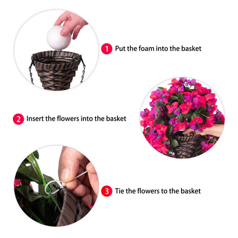 INSPRING outdoor bougainvillea decor enhances patio and garden entrances.