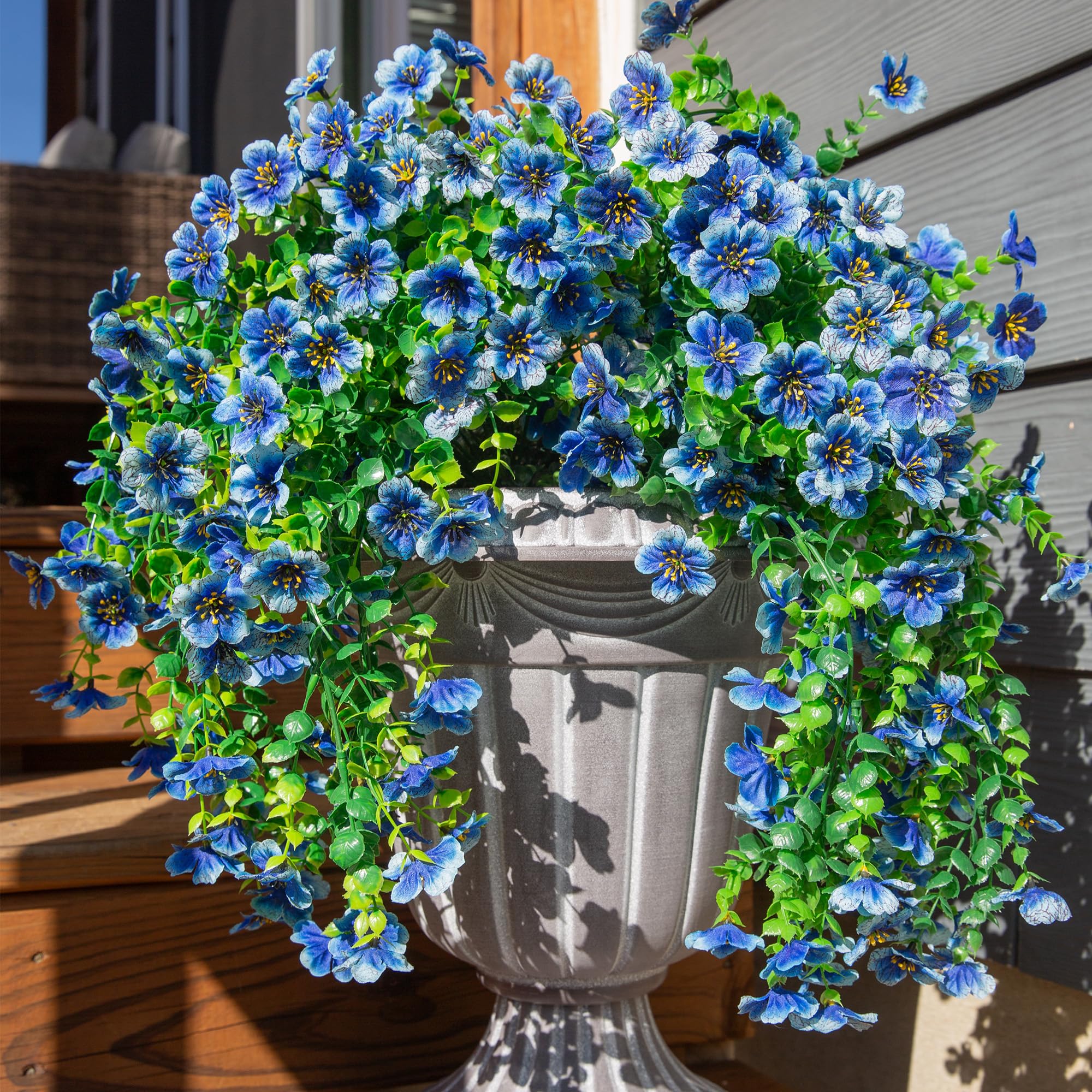INSPRING silk cloth artificial flowers require no watering for easy upkeep