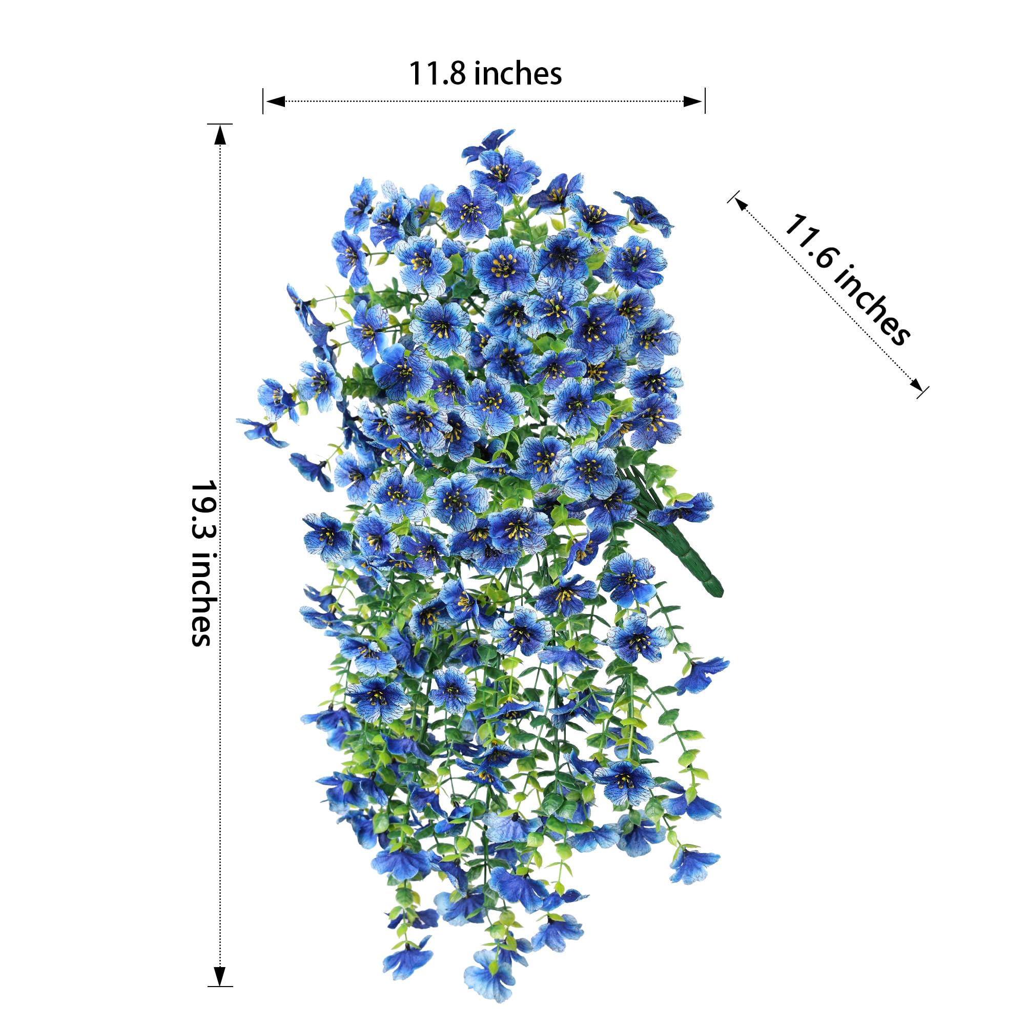 INSPRING UV resistant fake flowers outdoors withstand sun and rain and maintain color