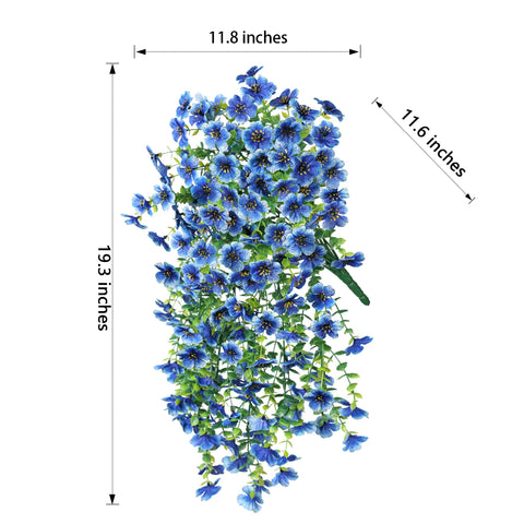 INSPRING UV resistant fake flowers outdoors withstand sun and rain and maintain color