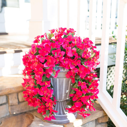 INSPRING UV-resistant bougainvillea silk for year-round outdoor use