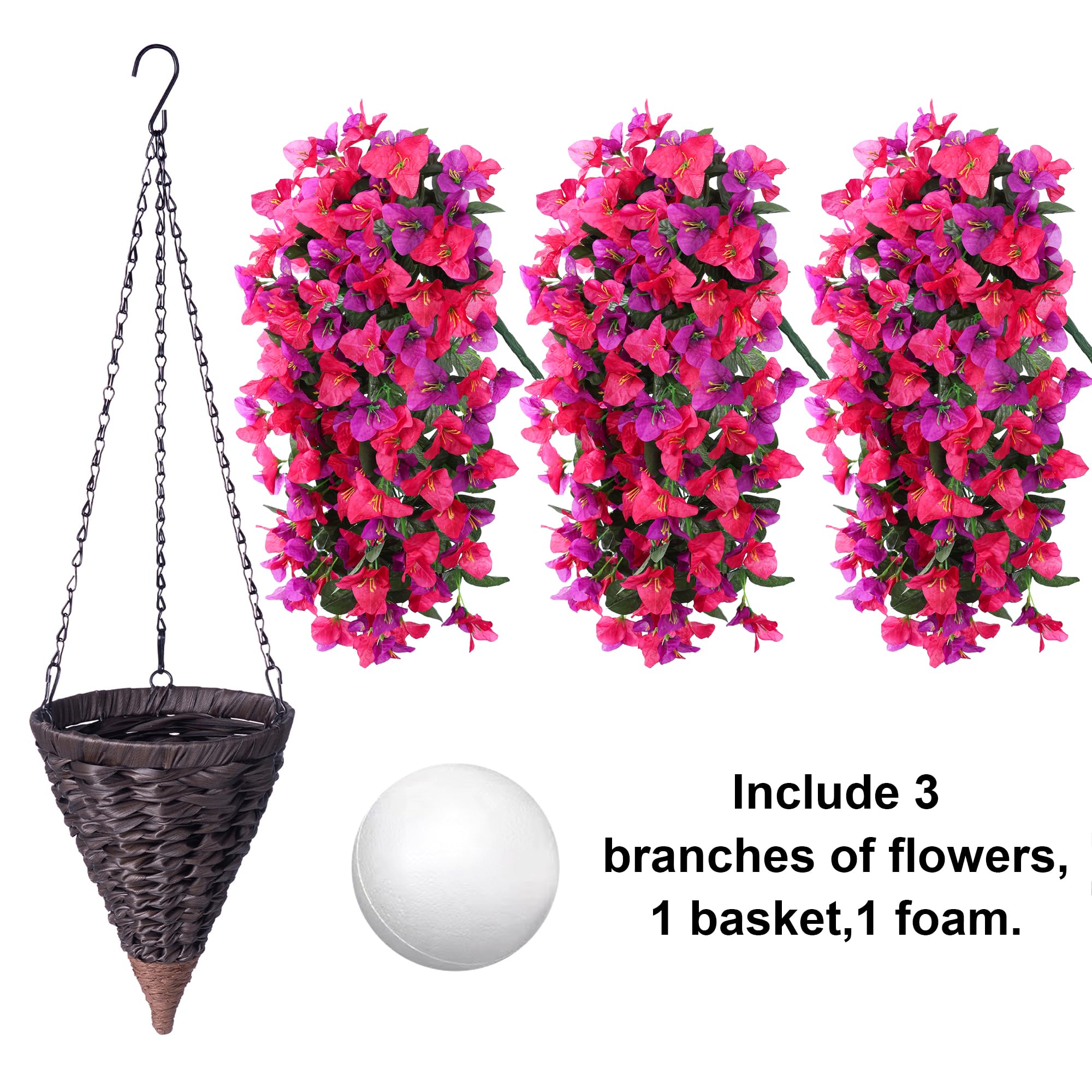INSPRING UV-resistant bougainvillea fabric stays vibrant under sunlight.