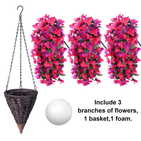 INSPRING UV-resistant bougainvillea fabric stays vibrant under sunlight.