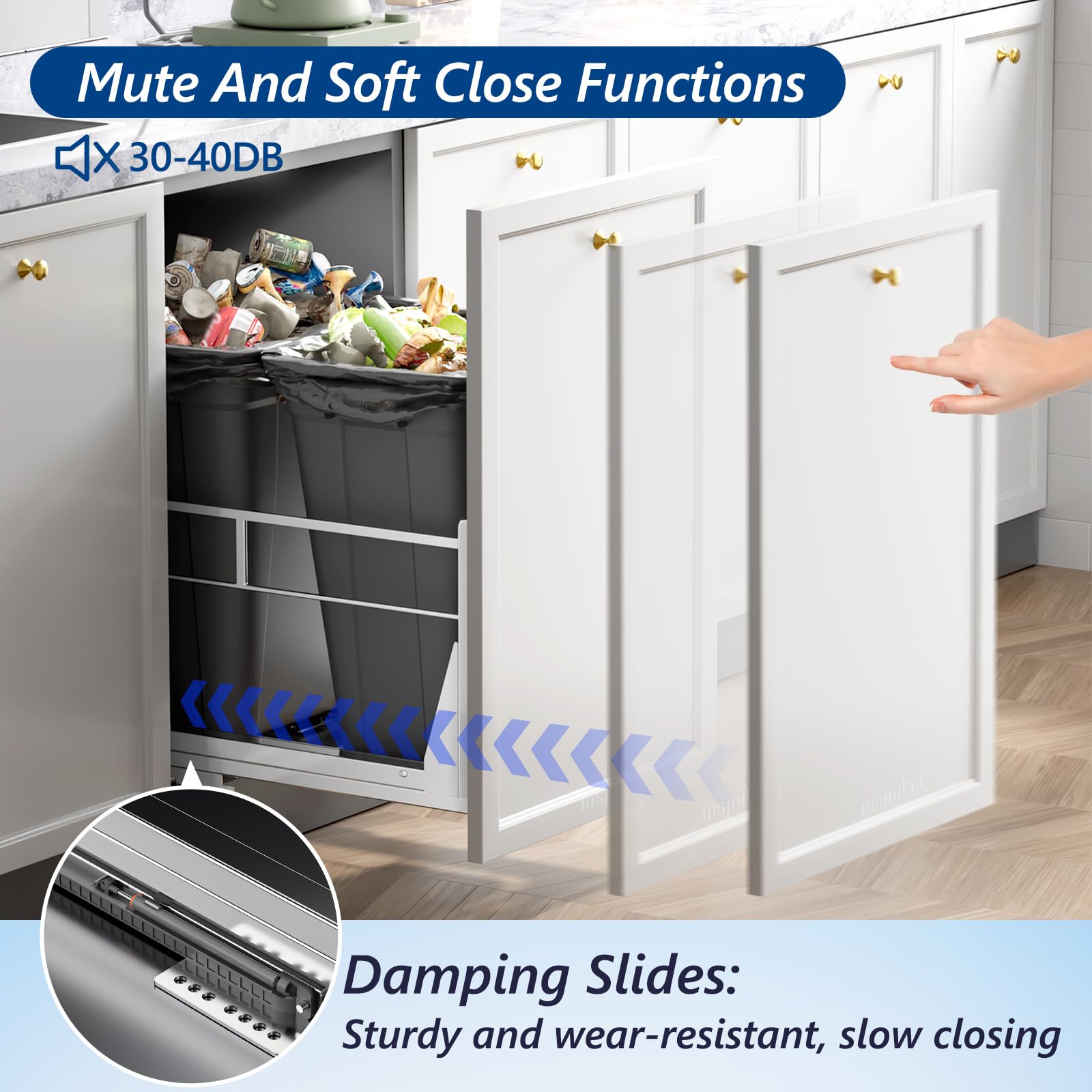 Insputer cabinet opening compatibility for 18W x 24D