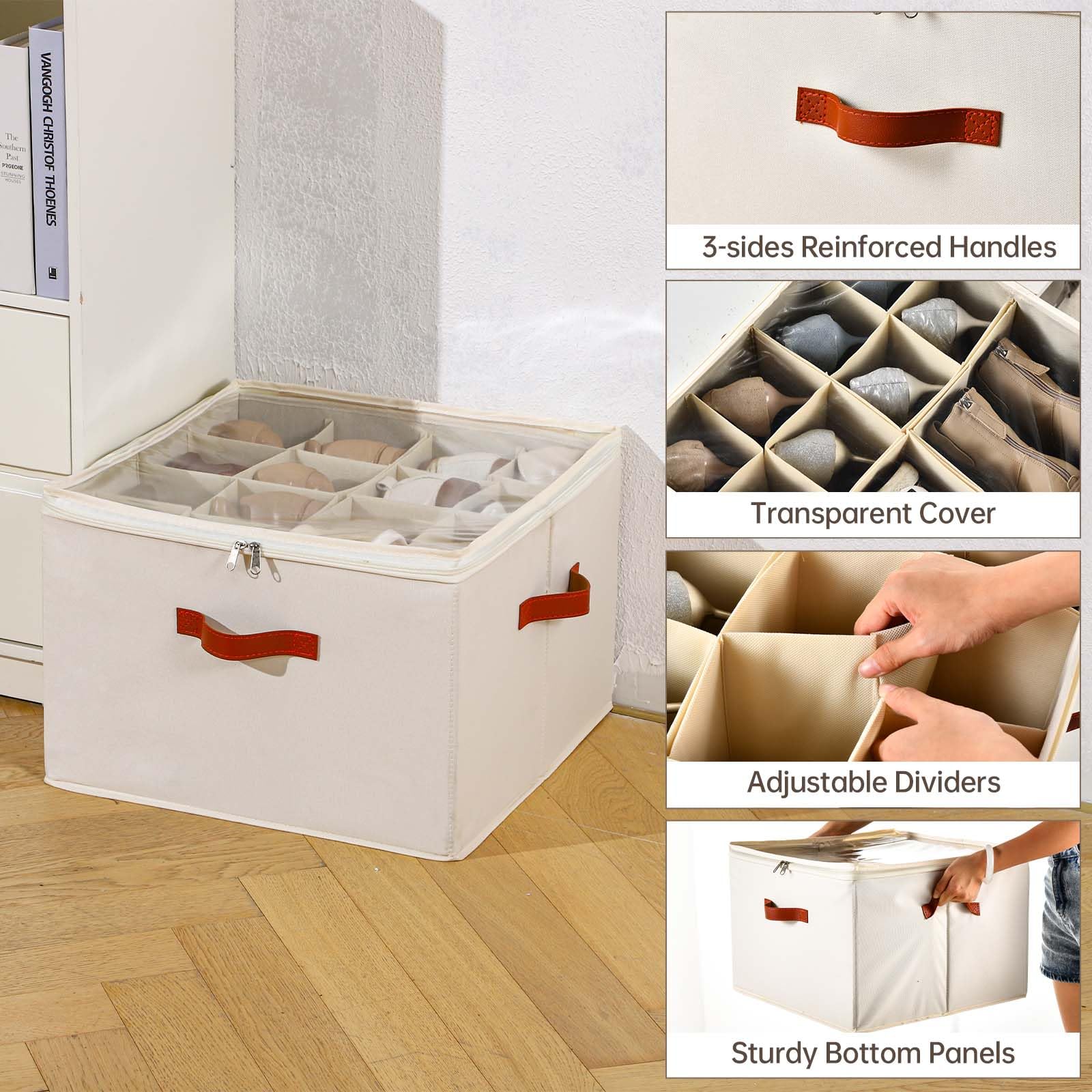 INSTY clear cover protects contents while remaining visible.