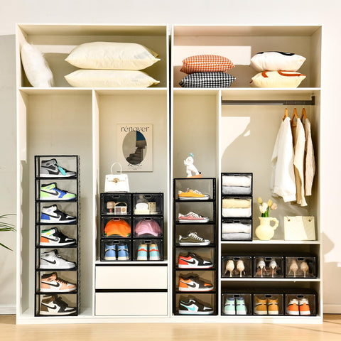 INSTY multifunctional organizer fits closets, desks, and bathrooms.