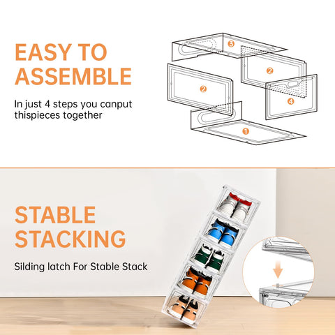 INSTY multi-purpose storage box adapts to shoes, clothes, toys, and more