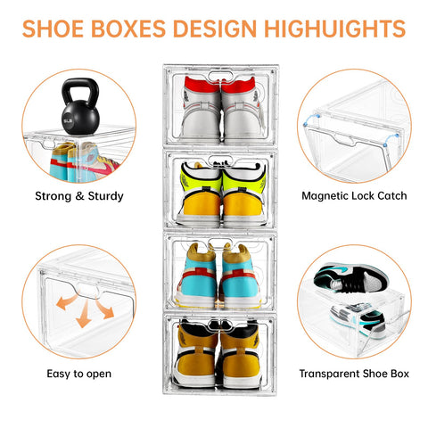 INSTY stackable design demonstrates space-saving organization for multiple boxes