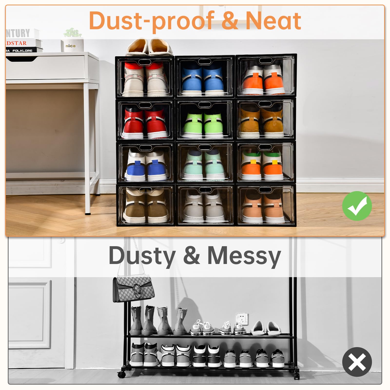 INSTY ventilated design maintains airflow and reduces odor buildup.