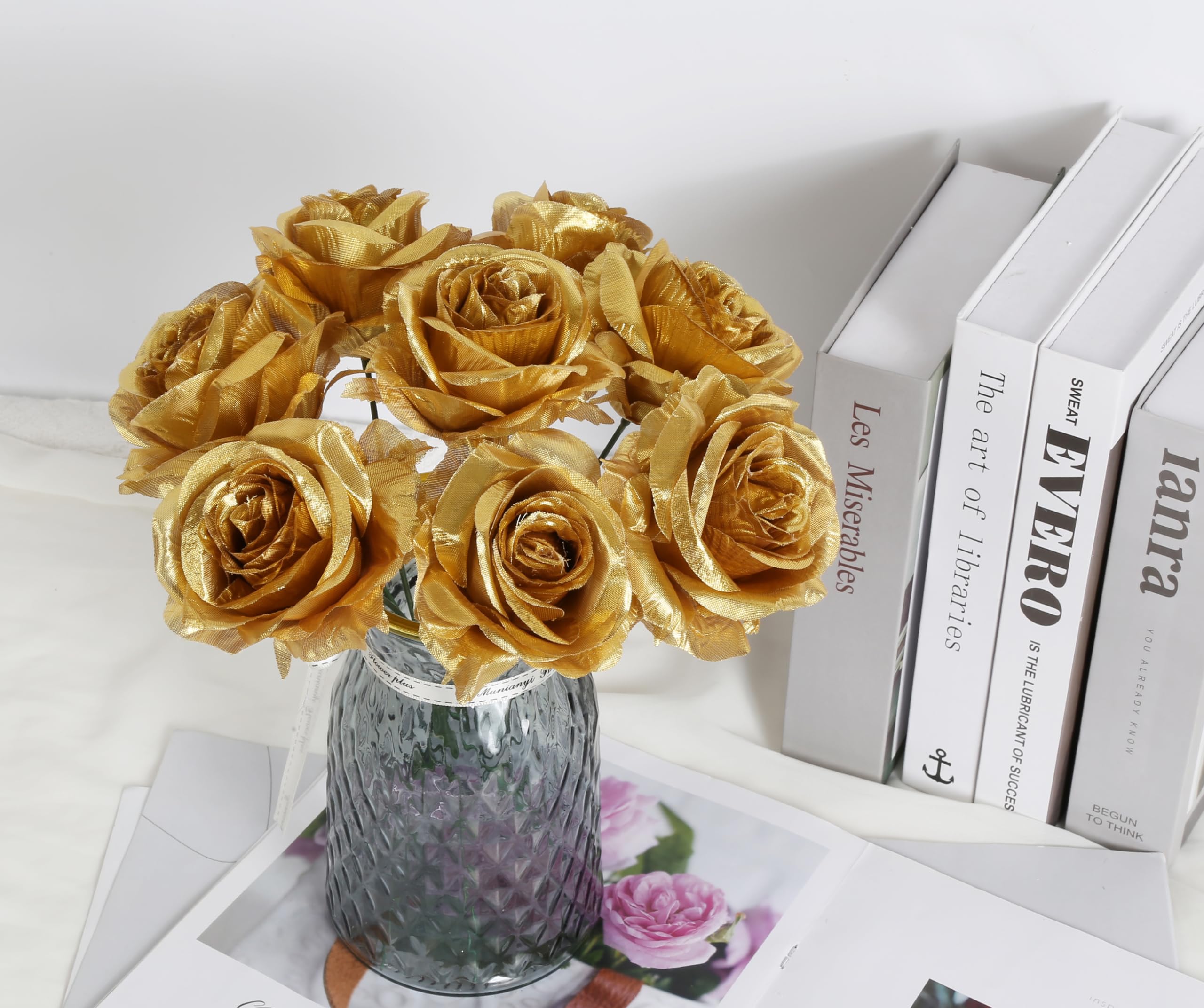 INSUNSIX bendable wire stems enable easy custom arrangements