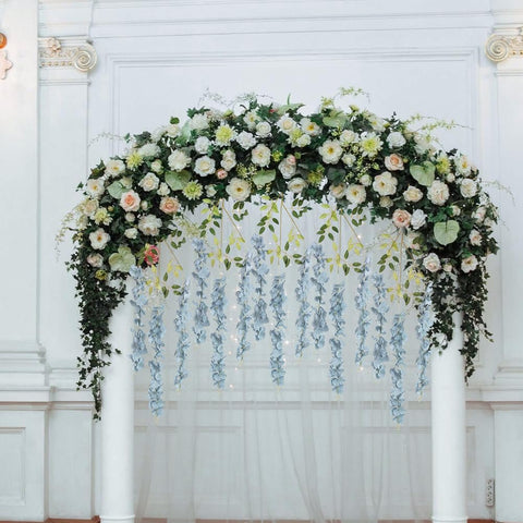 INSUNSIX wisteria hanging flowers create romantic atmosphere in any space