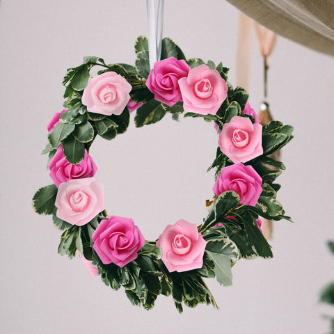 INSUNSIX foam roses cake flower accents for desserts