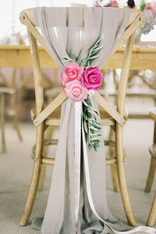 INSUNSIX foam roses wreath decoration in multiple pink tones