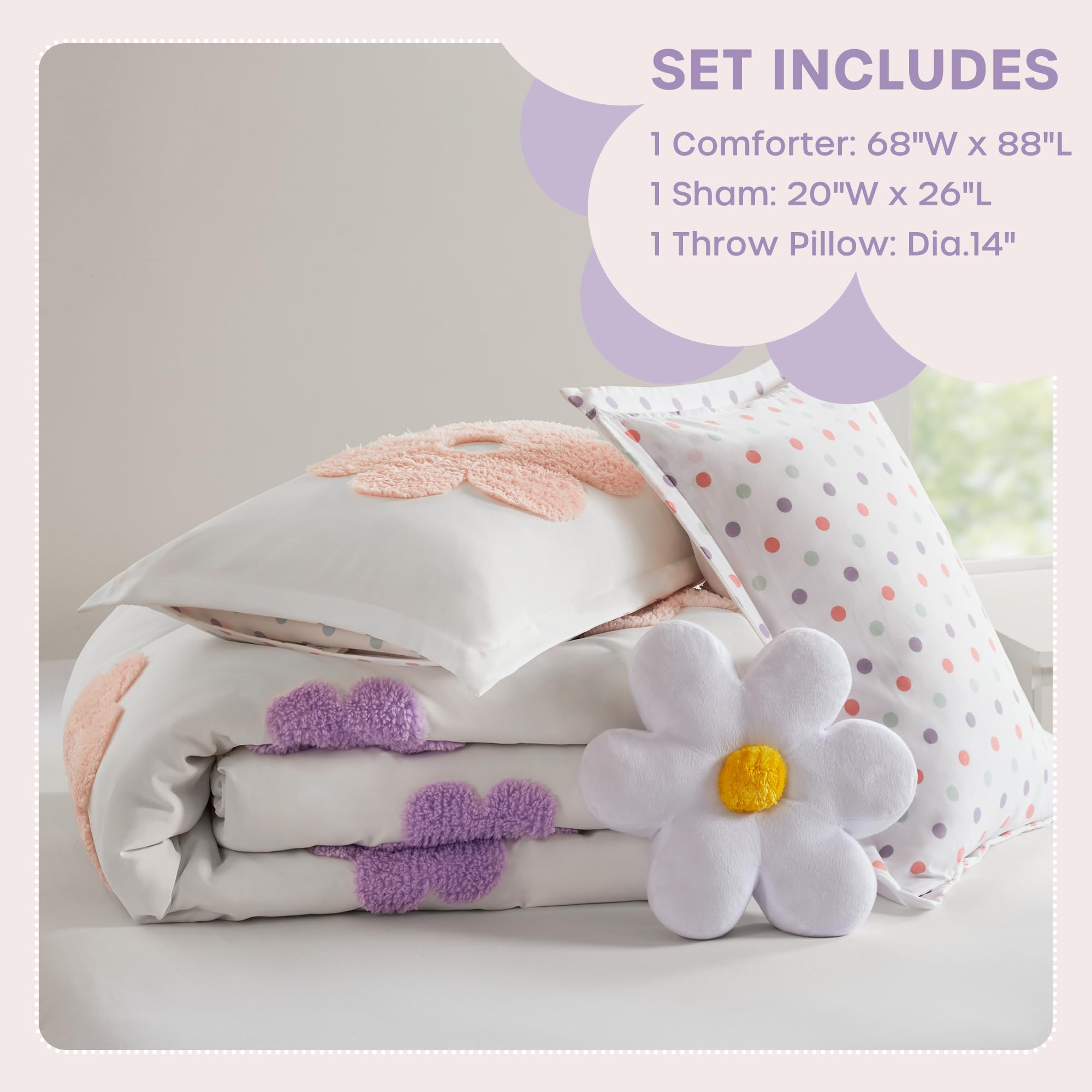 Intelligent Design Gracie packaged-set shows compress packaging and easy care.