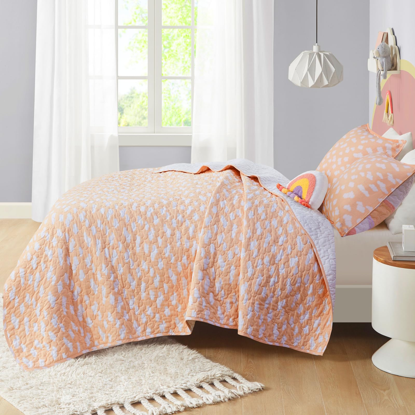 Intelligent Design Standard sham for twin set complements quilt.