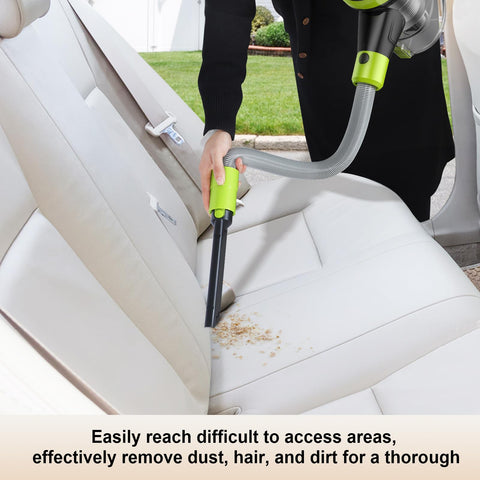 Intercleaner adjustable tube length helps reach high shelves and under furniture