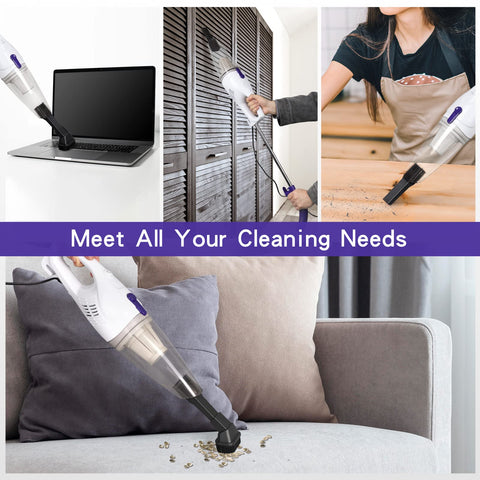 Intercleaner attachments crevice nozzle reaches tight gaps like car seats.
