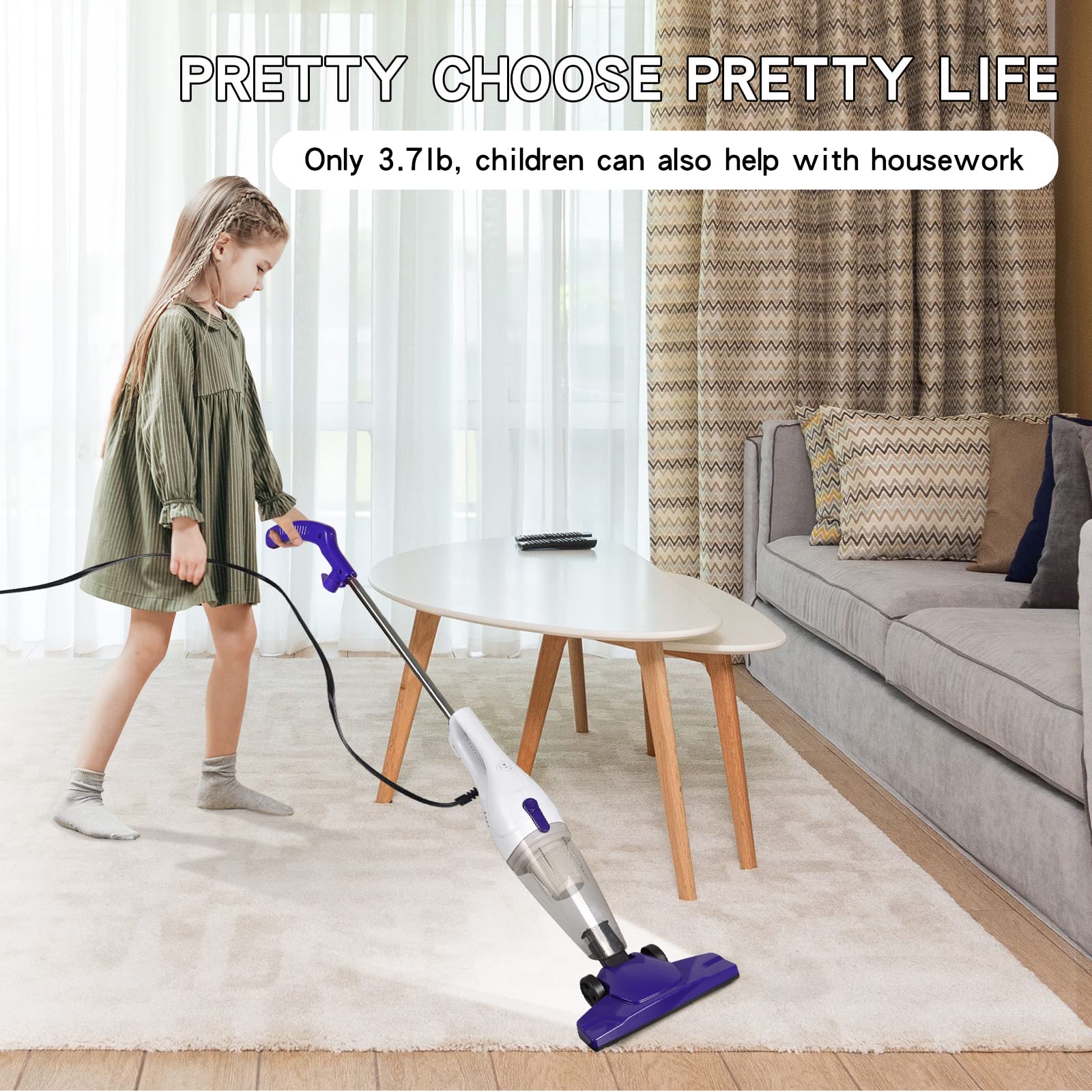 Intercleaner attachments dusting brush for delicate surfaces and keyboard cleanups.