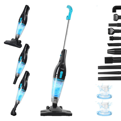 Intercleaner corded vacuum with 15KPa suction for thorough cleaning on floors