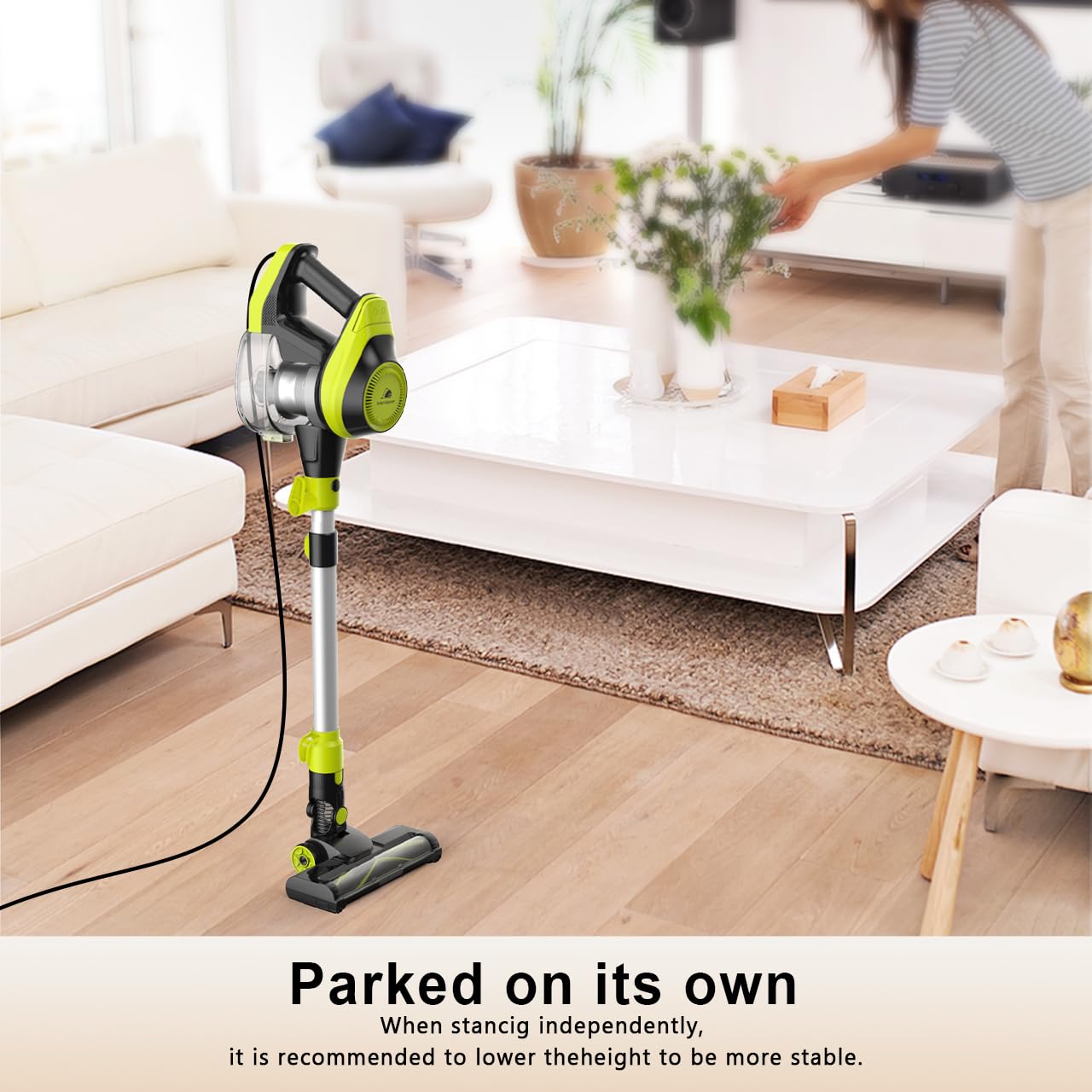 Intercleaner 1.2L dust cup reduces interruptions during larger cleans