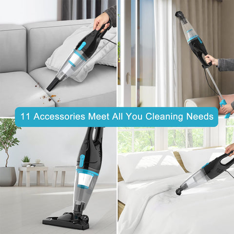 Intercleaner handheld mode for sofas, cars, and tight gaps