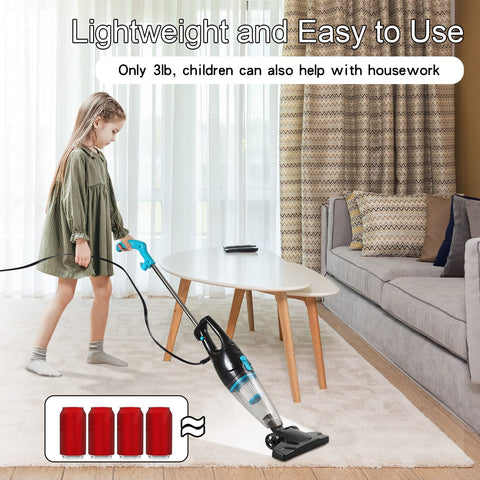 Intercleaner lightweight 3 lb vacuum easy to carry upstairs