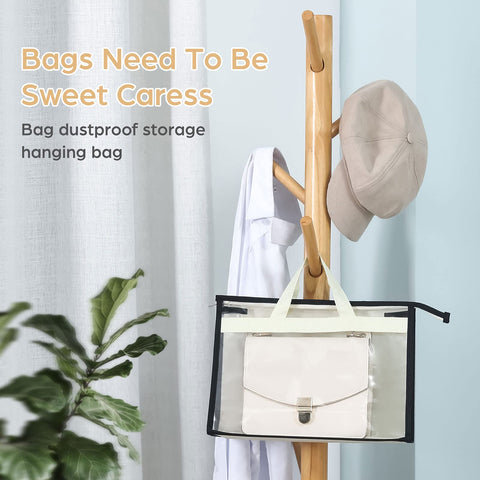 Interesse multi-size storage keeps bags neatly organized for different sizes
