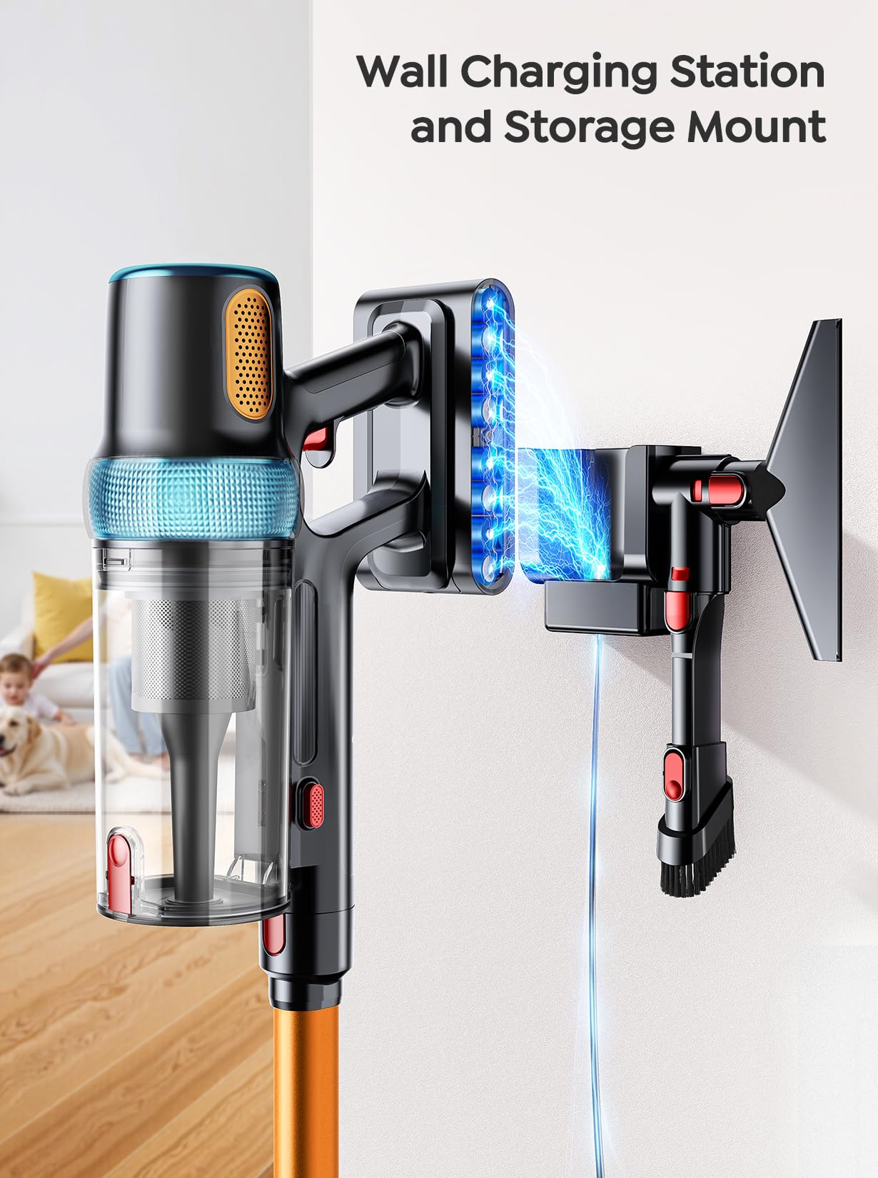 INTETURE aromatherapy function releases subtle fragrance during cleaning