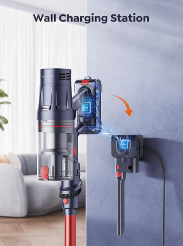 INTETURE cordless vacuum with 1.5L dust cup handles whole-house pickups