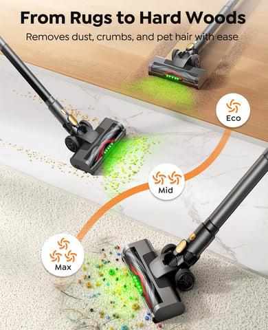 INTETURE V-shaped anti-tangle brush prevents hair wrap during cleaning