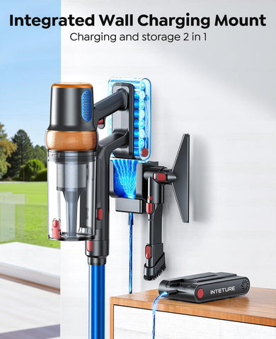 INTETURE 8-stage filtration helps capture fine particles and odors.