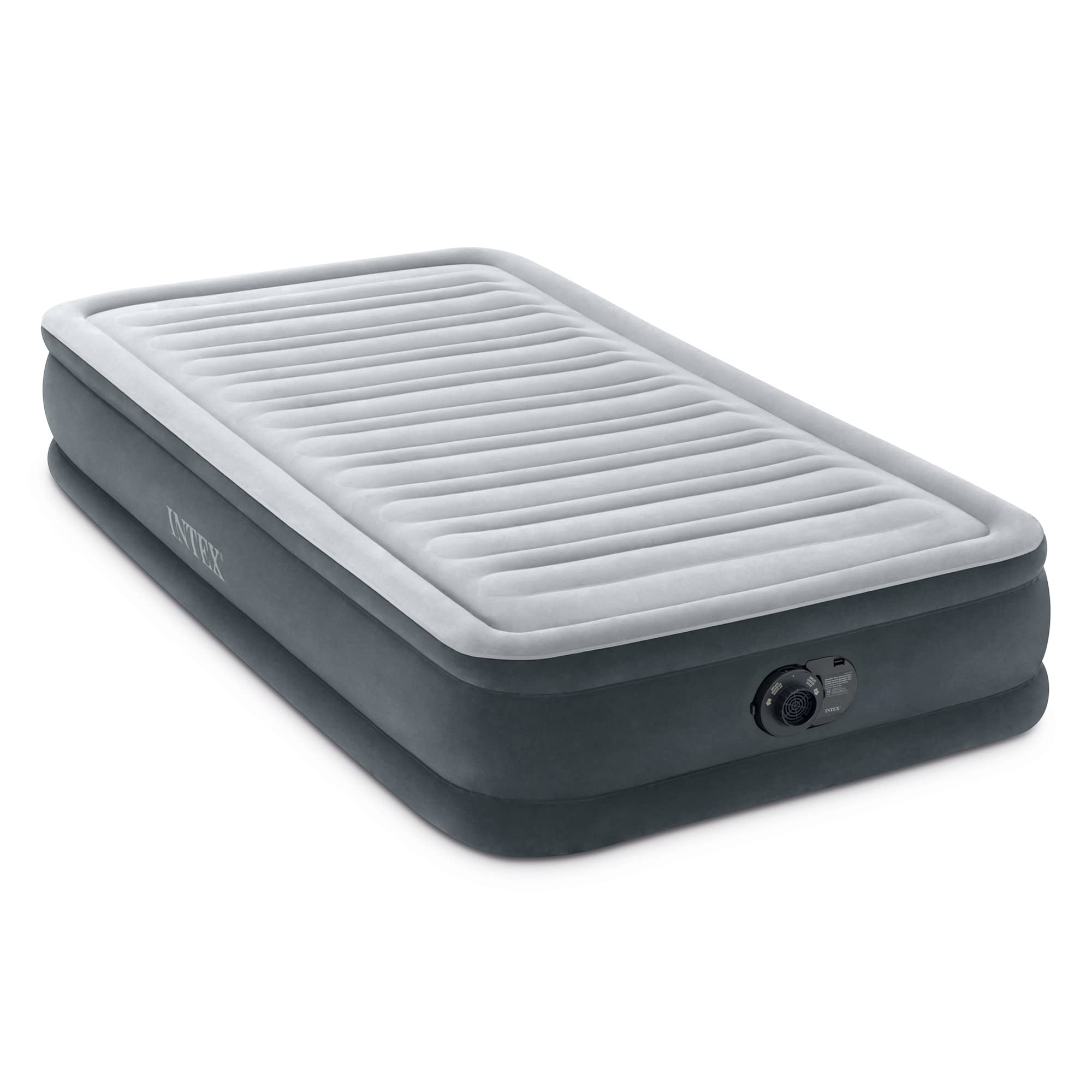 Intex 300-lb capacity ideal for guests and dorm use